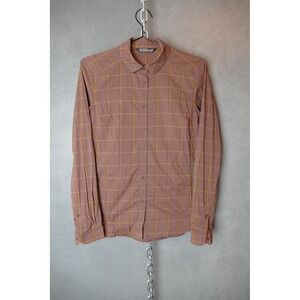 Arc'teryx Womens Riel‎ Long Sleeve Button Down Plaid Shirt Top Small